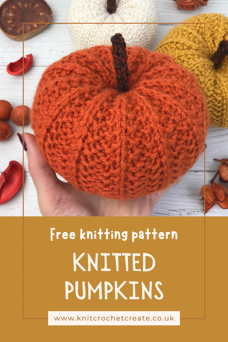 Free Pumpkin Knitting Pattern - Bibbity Bobbity Pumpkins