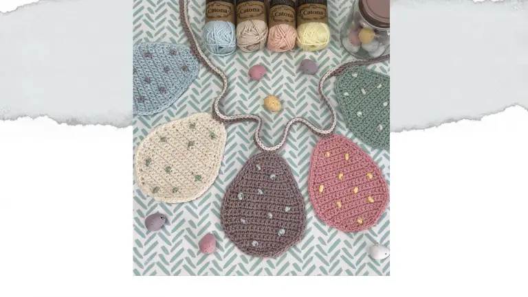Free Crochet Easter Egg bunting pattern