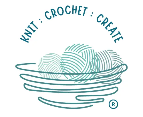 knit crochet create logo