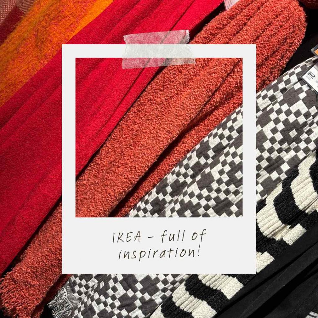 Textile inspiration for knitting and crochet. From IKEA visit