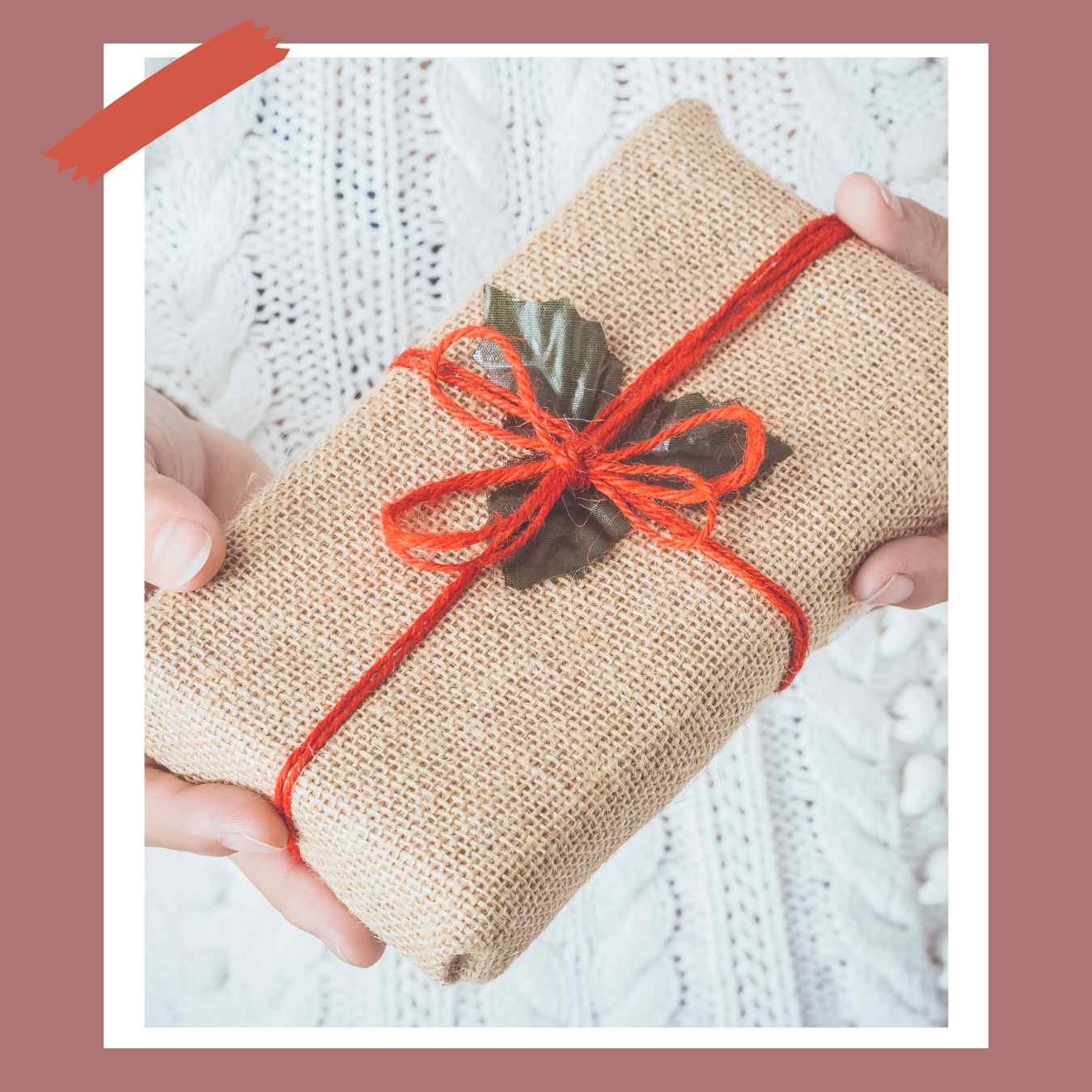 How to use up yarn stash for gift wrapping