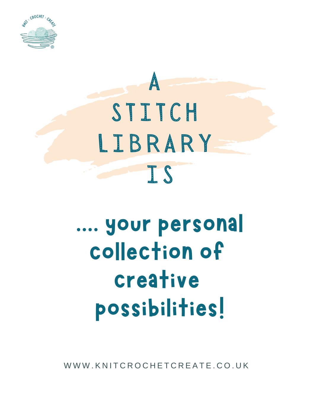 text image about stitch libraries being creating possibilities
