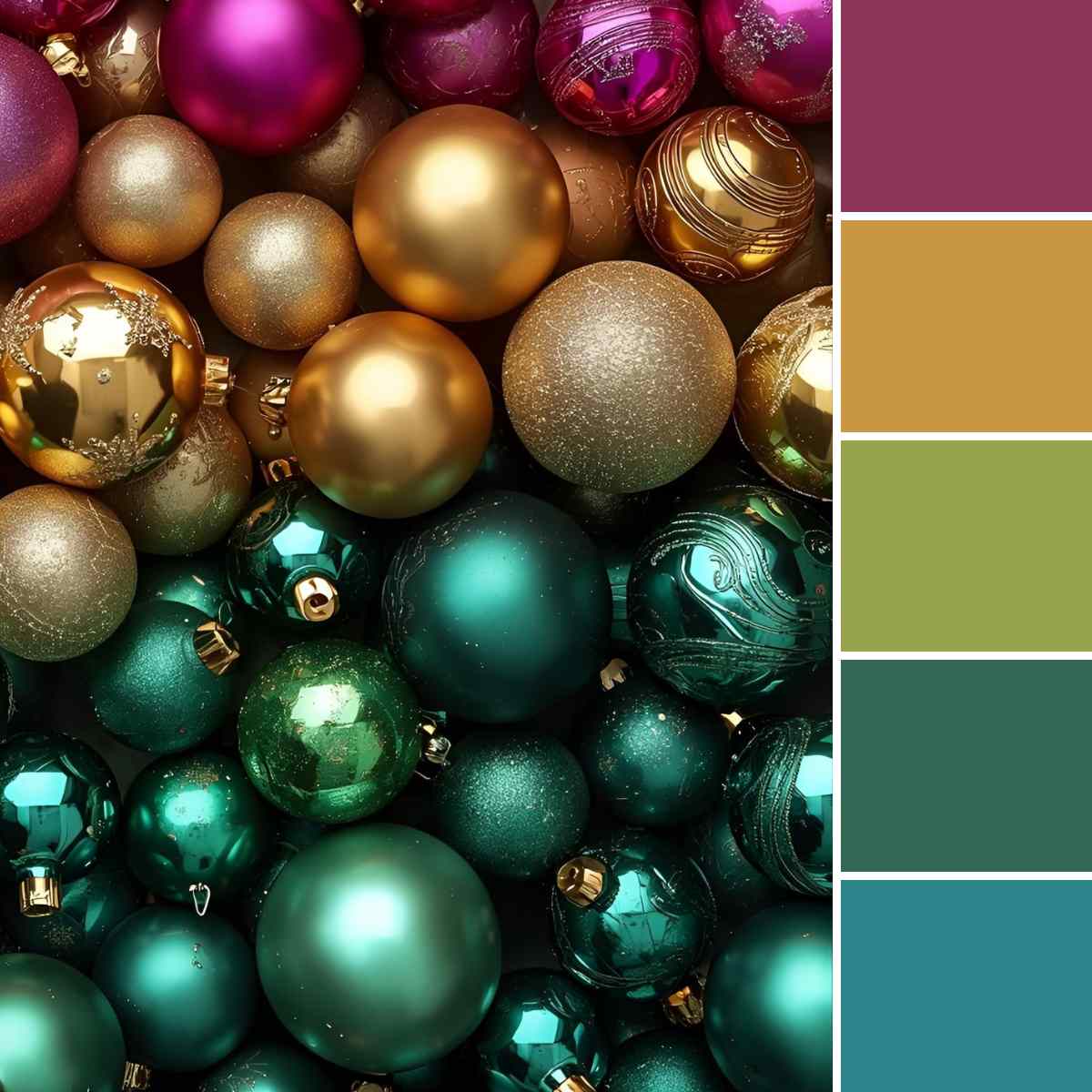 Sugar Plum Spruce Colour Palette for Stash to Sparkle Crochet Event