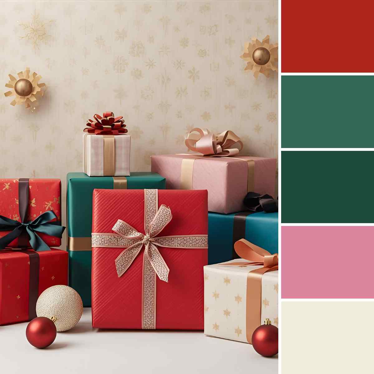 Winterberry Frost colour palette for a traditional christmas feel