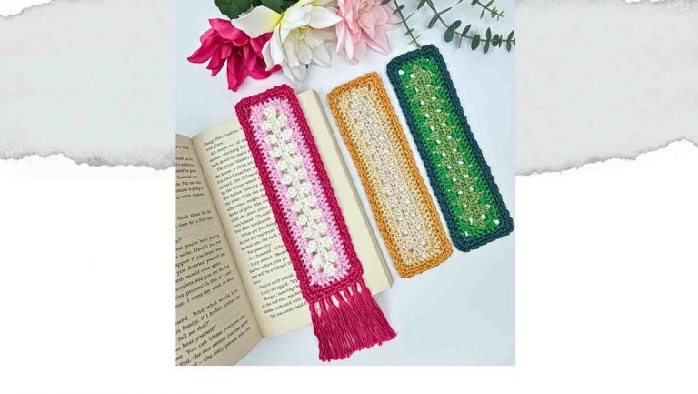 Free Crochet Bookmark Pattern - Granny Stitch
