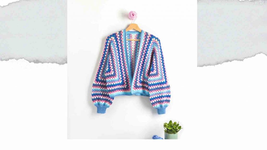 Granny Hexagon Cardigan Header