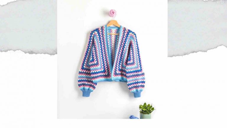 Granny Hexagon Cardigan Header