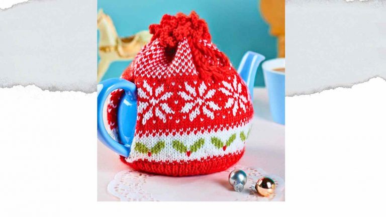 Tea Cosy Knitting Pattern For Christmas