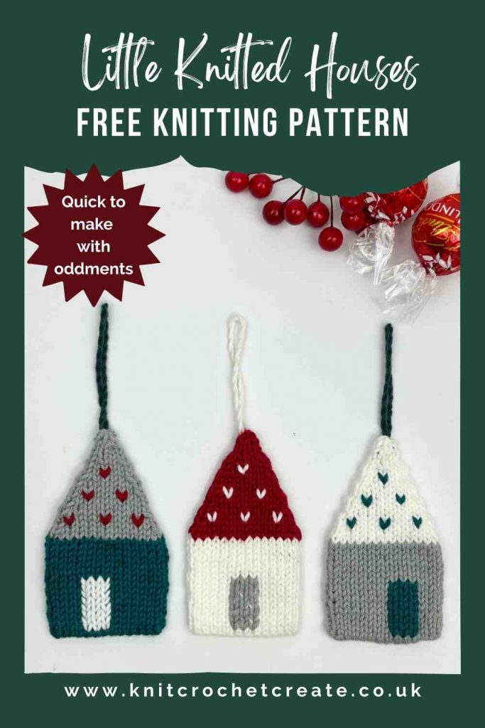 Little House Pattern Free Knitted House Pattern