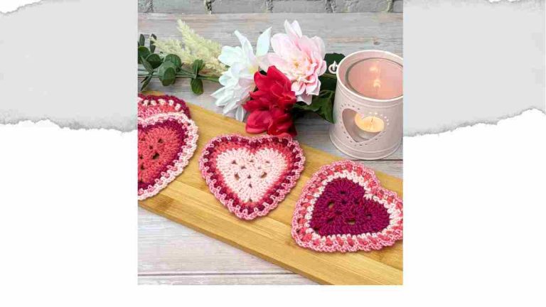 Crochet Granny Heart Pattern - Free Motif