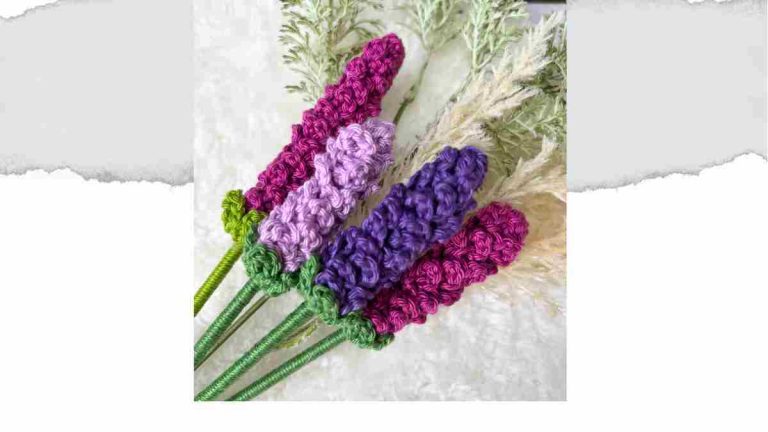 Free Crochet Lavender Pattern by Lynne Rowe at Knit Crochet Create